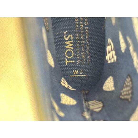 Women's Toms Cabrilla Rain boots Moonlight Blue Raindrop Print Size 9 - Picture 6 of 6